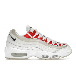 Nike �i�C�L ���f�B�[�X �X�j�[�J�[ �yNike Air Max 95 Double Lace Sail (Women's)�z �T�C�Y US_8(25.0cm) Sail/Black-Chile Red-Coconut Milk