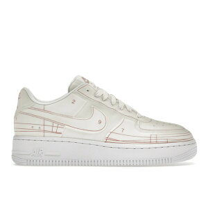 Nike �i�C�L ���f�B�[�X �X�j�[�J�[ �yNike Air Force 1 Low '07 LX Blueprint Summit White (Women's)�z �T�C�Y US_6.5(23.5cm) Summit White/Summit White-University Red