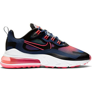 Nike �i�C�L ���f�B�[�X �X�j�[�J�[ �yNike Air Max 270 React Midnight Navy Hyper Pink (Women's)�z �T�C�Y US_5(22.0cm) Midnight Navy/Flash Crimson-Hyper Pink-Black