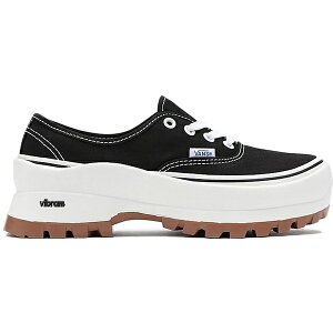 Vans �o���Y ���f�B�[�X �X�j�[�J�[ �yVans Authentic Vibram DX Black White Gum (Women's)�z �T�C�Y US_6.5(23.5cm) Black/White/Gum
