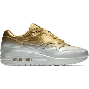Nike �i�C�L ���f�B�[�X �X�j�[�J�[ �yNike Air Max 1 LX Metallic Gold Metallic Platinum (Women's)�z �T�C�Y US_W_11.5 Metallic Gold/Metallic Platinum-Flat Gold
