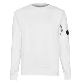 【送料無料】 シーピーカンパニー メンズ ニット&セーター アウター Heavyweight Lens Sweatshirt White