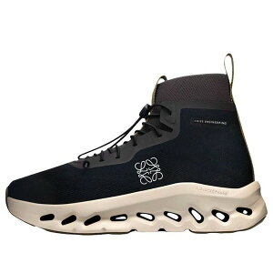 On Running �I�� �����j���O ���f�B�[�X �X�j�[�J�[ �y(WMNS) On Running x Loewe Cloudtilt Hi 'Black Oatmeal Olive' 3WG10765483�z �T�C�Y US_6(23.0cm)