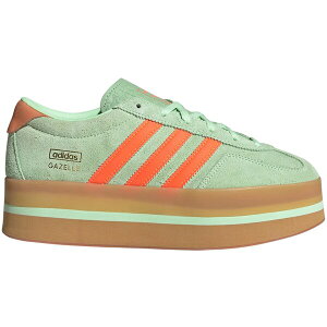 adidas AfB_X fB[X Xj[J[ yadidas Gazelle Stack Semi Green Spark Solar Orange Gum (Women's)z TCY US_5(22.0cm) Semi Green Spark/Solar Orange/Gum