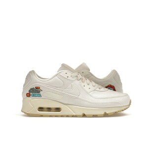 Nike �i�C�L ���f�B�[�X �X�j�[�J�[ �yNike Air Max 90 SE The Future Is Equal (Women's)�z �T�C�Y US_8.5(25.5cm) Sail/Sail-Cashmere-Team Gold-Black-White