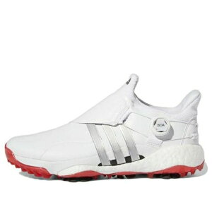 adidas AfB_X Y Xj[J[ yadidas Tour 360 22 BOA Golf 'White Silver Metallic' GY5337z TCY US_8(26.0cm)