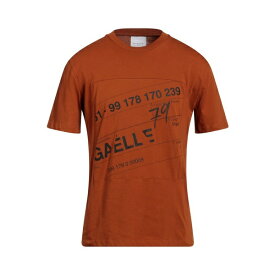【送料無料】 ガレパリ メンズ Tシャツ トップス T-shirts Brown