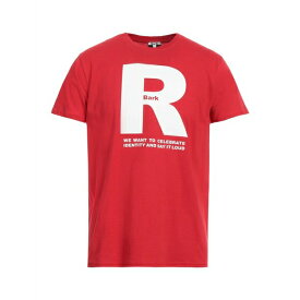 【送料無料】 バーク メンズ Tシャツ トップス T-shirts Red