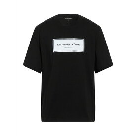 【送料無料】 マイケル・コース メンズ Tシャツ トップス T-shirts Black
