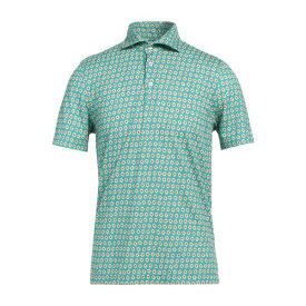 【送料無料】 フェデーリ メンズ ポロシャツ トップス Polo shirts Turquoise