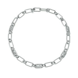 マイケルコース メンズ ネックレス・チョーカー アクセサリー Empire Link Chain Necklace Silver