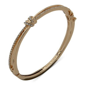 アンクライン メンズ ブレスレット・バングル・アンクレット アクセサリー Gold-Tone Pav&eacute; Knot Bangle Bracelet Crystal