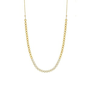 GeBJ Y lbNXE`[J[ ANZT[ Show Yourself 18K Gold Plated and Cubic Zirconia Bead Necklace Gold