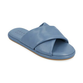 ジャーニーコレクション レディース サンダル シューズ Women's Addilynn Puff Flat Sandals Blue