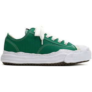 Maison Mihara Yasuhiro �~�n�����X�q�� �����Y �X�j�[�J�[ �yMaison Mihara Yasuhiro Hank OG Sole Canvas Low CL Green�z �T�C�Y US_8(26.0cm) CL Green/White