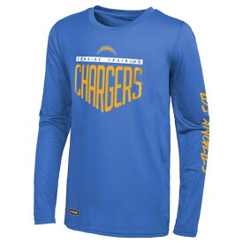 アウタースタッフ メンズ Tシャツ トップス Los Angeles Chargers Impact Long Sleeve TShirt Powder Blue