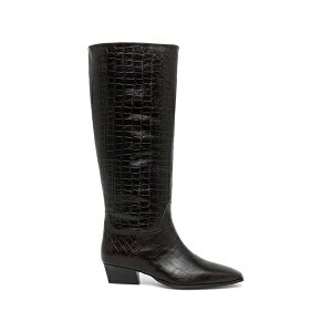 �K���g ���f�B�[�X �u�[�c �V���[�Y Bassotte embossed boots Brown