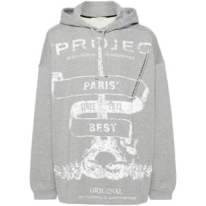 ���C�v���W�F�N�g �����Y �p�[�J�[�E�X�E�F�b�g�V���c �A�E�^�[ Logo-printed m??lange hoodie Grey