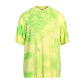 MARCELO BURLON マルセロバーロン Tシャツ トップス メンズ T-shirts Acid green