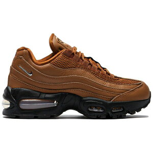 Nike �i�C�L ���f�B�[�X �X�j�[�J�[ �yNike Air Max 95 Big Bubble Light British Tan Jewel Swoosh (Women's)�z �T�C�Y US_6.5(23.5cm) Light British Tan/Flax