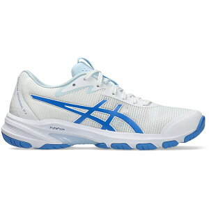 ASICS �A�V�b�N�X ���f�B�[�X �X�j�[�J�[ �yASICS Netburner Professional FF 4 White Blue Coast (Women's)�z �T�C�Y US_W_10 White/Blue Coast