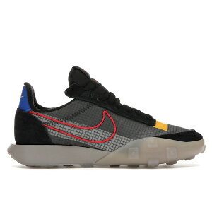 Nike �i�C�L ���f�B�[�X �X�j�[�J�[ �yNike Waffle Racer 2X Black Solar Flare University Red (Women's)�z �T�C�Y US_5.5(22.5cm) Black/Enigma Stone-Solar Flare-University Red