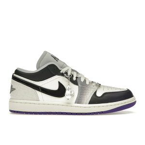 Jordan �W���[�_�� ���f�B�[�X �X�j�[�J�[ �yJordan 1 Low SE Punk Rock (Women's)�z �T�C�Y US_W_10.5 Sail/Black Sail/Cement Grey/Playful Pink/Field Purple