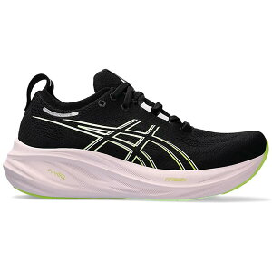 ASICS �A�V�b�N�X ���f�B�[�X �X�j�[�J�[ �yASICS Gel-Nimbus 26 Black Neon Lime (Women's)�z �T�C�Y US_5.5(22.5cm) Black/Neon Lime