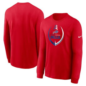 ナイキ メンズ Tシャツ トップス Buffalo Bills Nike Icon Legend Long Sleeve Performance TShirt Red