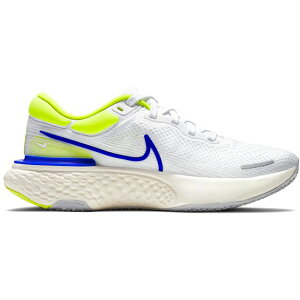 Nike �i�C�L �����Y �X�j�[�J�[ �yNike ZoomX Invincible Run Flyknit Cyber�z �T�C�Y US_12(30.0cm) White/Cyber/Grey Fog/Racer Blue