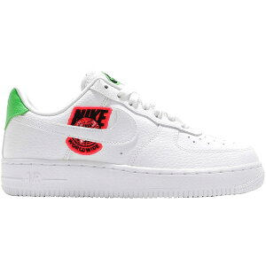 Nike �i�C�L ���f�B�[�X �X�j�[�J�[ �yNike Air Force 1 Low '07 Worldwide Pack Flash Crimson Green Strike (Women's)�z �T�C�Y US_7(24.0cm) White/Flash Crimson/Green Strike/White