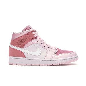 Jordan �W���[�_�� ���f�B�[�X �X�j�[�J�[ �yJordan 1 Mid Digital Pink (Women's)�z �T�C�Y US_7(24.0cm) Digital Pink/White-Pink Foam-Sail