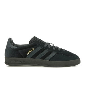 adidas �A�f�B�_�X ���f�B�[�X �X�j�[�J�[ �yadidas Gazelle Indoor Black Velvet (Women's)�z �T�C�Y US_W_10.5 Black