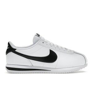 Nike �i�C�L ���f�B�[�X �X�j�[�J�[ �yNike Cortez Leather White Black (Women's)�z �T�C�Y US_5.5(22.5cm) White/Black