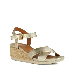�W�F�I�b�N�X ���f�B�[�X �T���_�� �V���[�Y Ischia corda crossover wedge espadrilles Brown