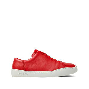 �J���y�[�� ���f�B�[�X �X�j�[�J�[ �V���[�Y Peu touring leather sneakers Red