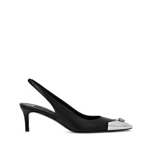 �t�B���b�v�v���C�� ���f�B�[�X �p���v�X �V���[�Y Skull strass slingback pumps Black