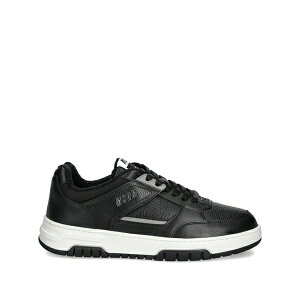 �G���G�X�W�C�G�� �����Y �X�j�[�J�[ �V���[�Y Panelled leather sneakers Black