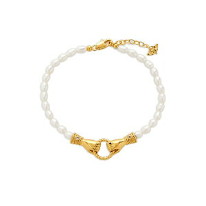 �~�b�\�} ���f�B�[�X �u���X���b�g�E�o���O���E�A���N���b�g �A�N�Z�T���[ X harris reed in good hands pearl-embellished bracelet Gold