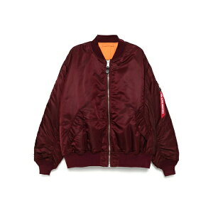 �}�X�^�[�}�C���h ���[���h �����Y �W���P�b�g���u���]�� �A�E�^�[ X alpha industries ma-1 jacket Red
