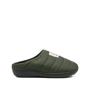 �J�[�n�[�g �����Y �T���_�� �V���[�Y X subu logo-motif slippers Green