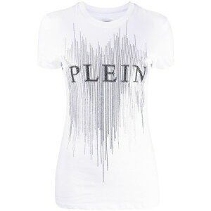 �t�B���b�v�v���C�� ���f�B�[�X T�V���c �g�b�v�X Sexy pure fit logo-appliqu?? t-shirt White