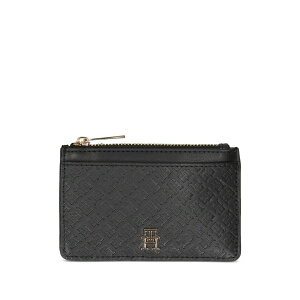 �g�~�[ �q���t�B�K�[ �����Y ���z �A�N�Z�T���[ Zip textured cardholder Black