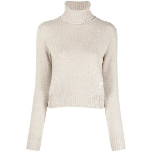 �A�~ ���f�B�[�X �j�b�g&�Z�[�^�[ �A�E�^�[ Ami de coeur m??lange-effect jumper Neutrals