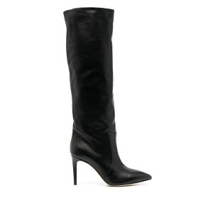 �p���e�L�T�X ���f�B�[�X �u�[�c �V���[�Y Stiletto 85mm leather boots Black