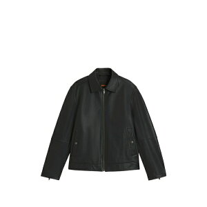 �{�X �����Y �W���P�b�g���u���]�� �A�E�^�[ Jogear zipped leather jacket Black