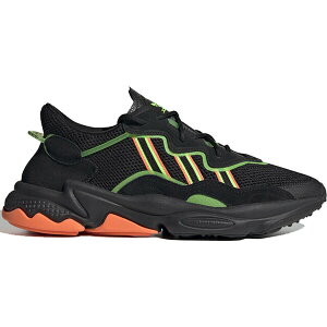 adidas �A�f�B�_�X �����Y �X�j�[�J�[ �yadidas Ozweego Black Orange Green�z �T�C�Y US_9(27.0cm) Core Black/Solar Green/Hi-Res Coral