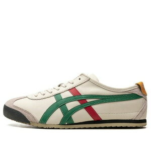 Onitsuka Tiger �I�j�c�J�^�C�K�[ �����Y �X�j�[�J�[ �yOnitsuka Tiger Mexico 66 'Cream Olive Green' DL408-1684�z �T�C�Y US_5(23.0cm)