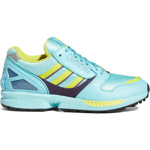 adidas �A�f�B�_�X �����Y �X�j�[�J�[ �yadidas ZX 8000 Golf Aqua�z �T�C�Y US_9.5(27.5cm) Clear Aqua/Shock Yellow/Light Aqua