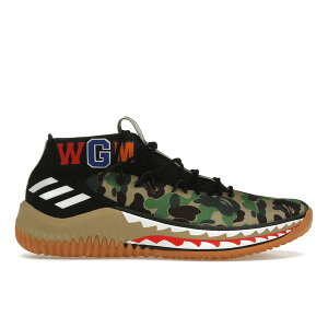 adidas AfB_X Y Xj[J[ yadidas Dame 4 A Bathing Ape Camoz TCY US_9.5(27.5cm) Black/Green/Gum